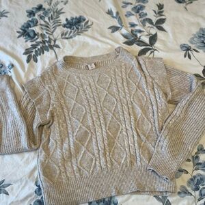 Sincerely Jules Cream Cable Knit Sweater